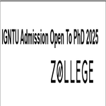 IGNTU Admission Open To PhD 2025